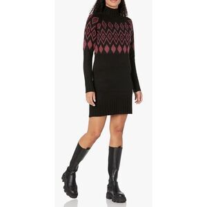 Buffalo David Bitton Women's Massima Ls Mock Neck Sweater Dress - L